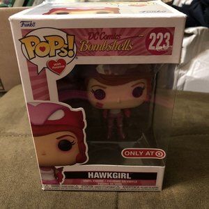 Funko POP! DC Comics Hawkgirl 223 Vinyl Figure Breast Cancer Target Exclusive